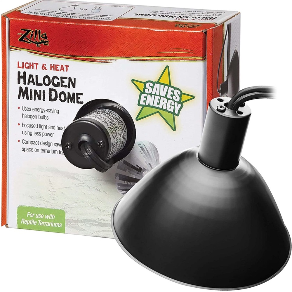 Terrarium Heat Lamp Halogen Mini Dome